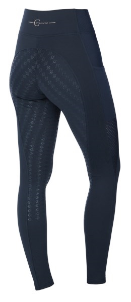 Covalliero SS23 Fuld Grip Ridetights - Dark Navy